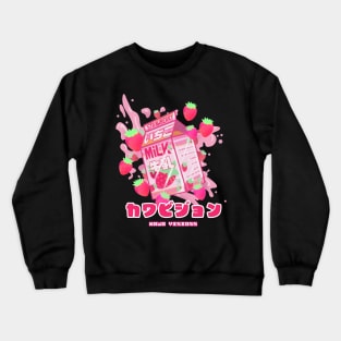 Milk Box Strawberry,T-Shirt Ichigo Crewneck Sweatshirt